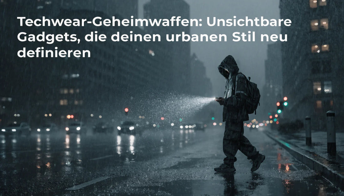 Techwear-Geheimwaffen: Unsichtbare Gadgets, die deinen urbanen Stil neu definieren