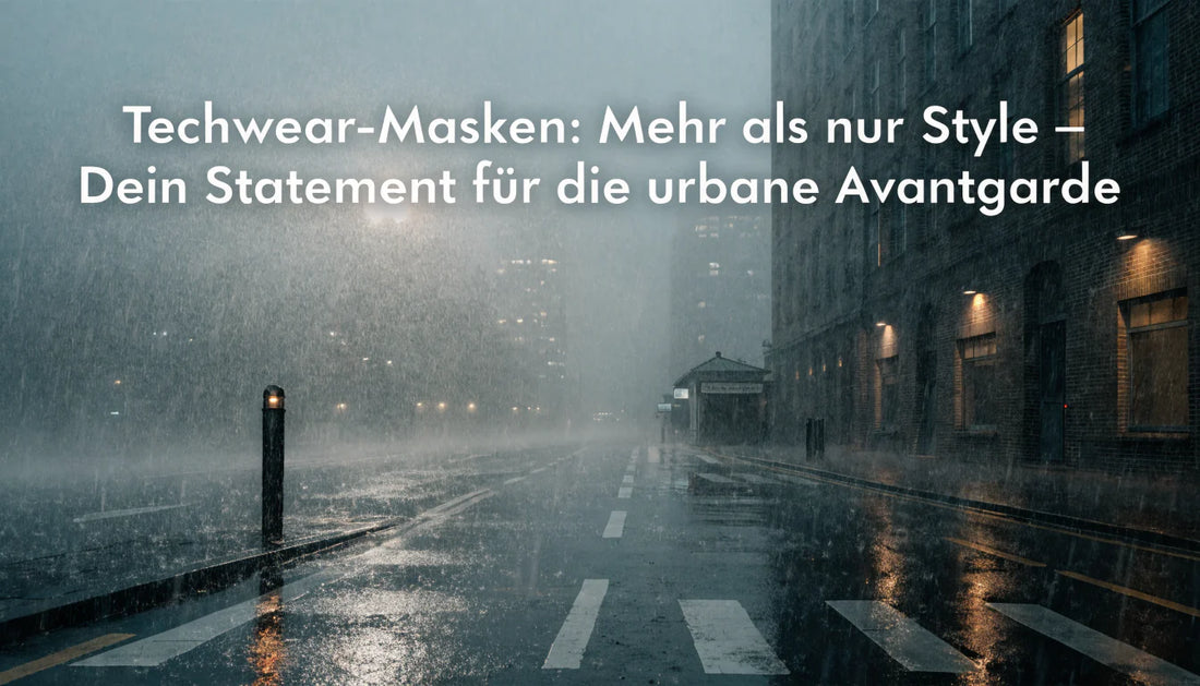 Techwear-Masken: Mehr als nur Style – Dein Statement für die urbane Avantgarde