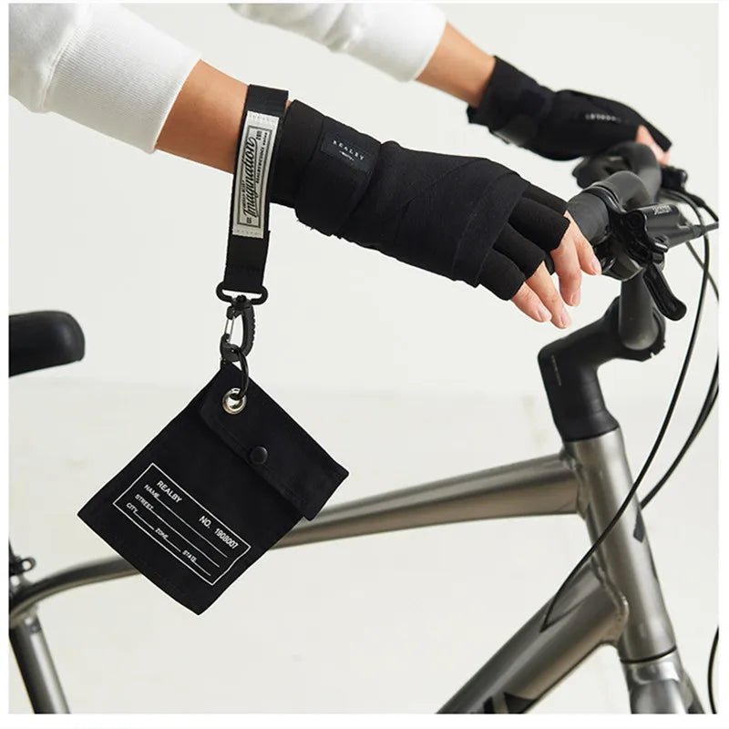 Naschkater Techwear Hand Wraps // Fingerlose Cyberpunk Handschuhe - Naschkater