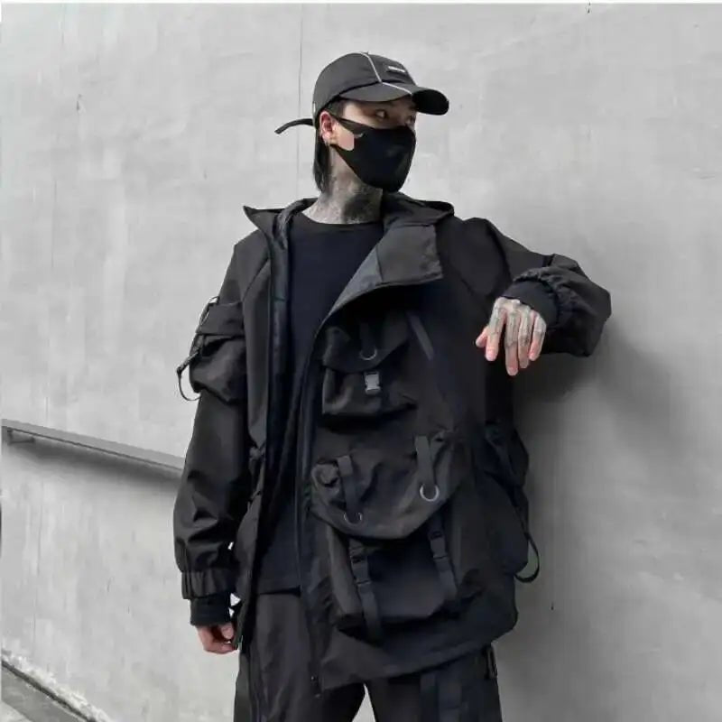 Naschkater Techwear Jacke // Urban Black - Naschkater