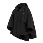 Naschkater Techwear Poncho // Urbaner Windbreaker // - Naschkater
