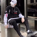 Naschkater Distressed Hoodie // Streetwear Overlay // - Naschkater