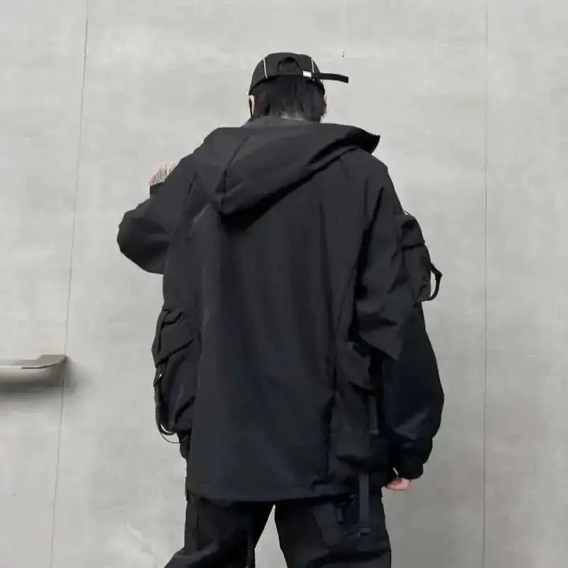 Naschkater Techwear Jacke // Urban Black - Naschkater