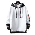 Cooler Herren-Hoodie mit Fake-Zweiteiler-Design, Frühling-Herbst Neue Koreanische Version, Modische Jugendliche Studenten-Jacke